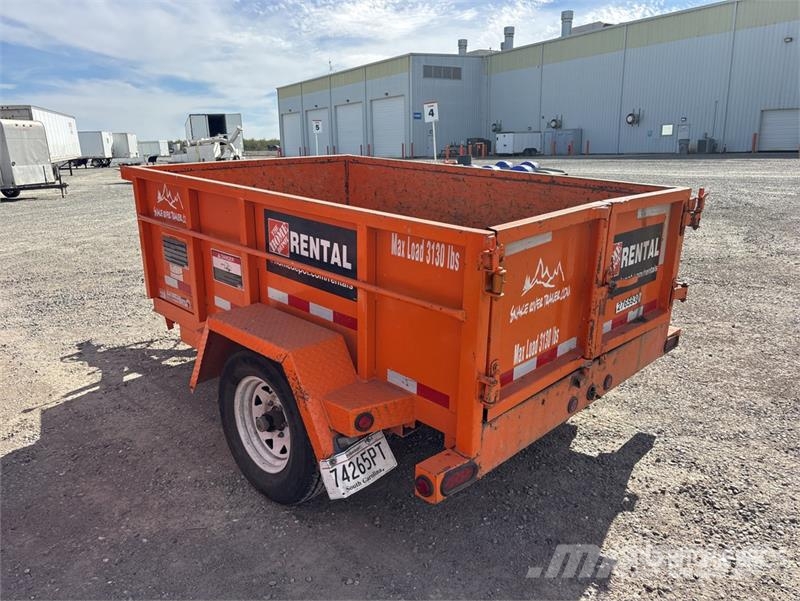 Snake River 8 ft S/A Dump Utility Trailer Bañera