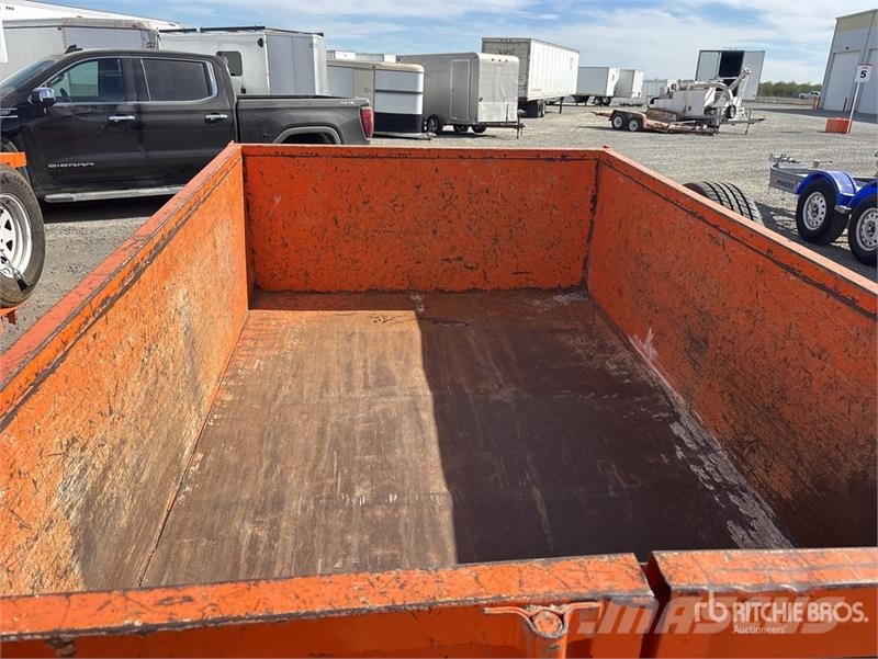 Snake River 8 ft S/A Dump Utility Trailer Bañera