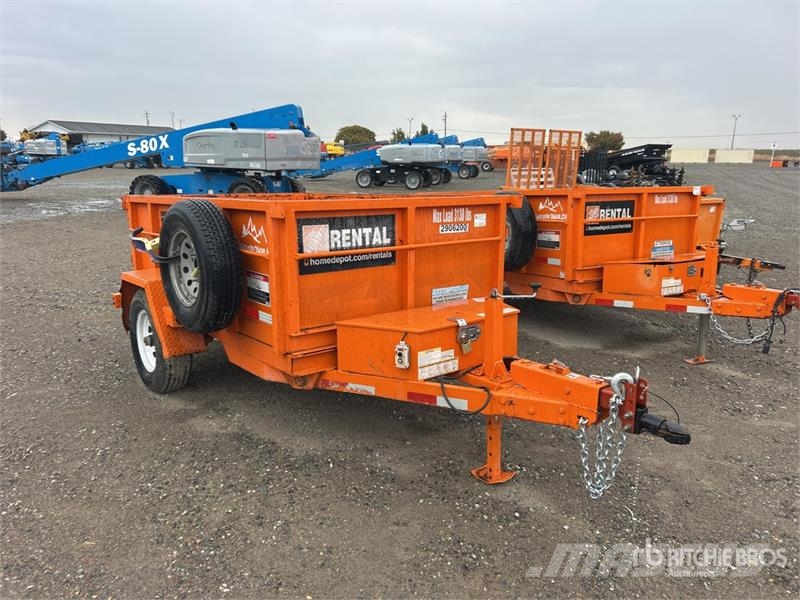 Snake River 8 ft S/A Dump Utility Trailer Kiperi prikolice