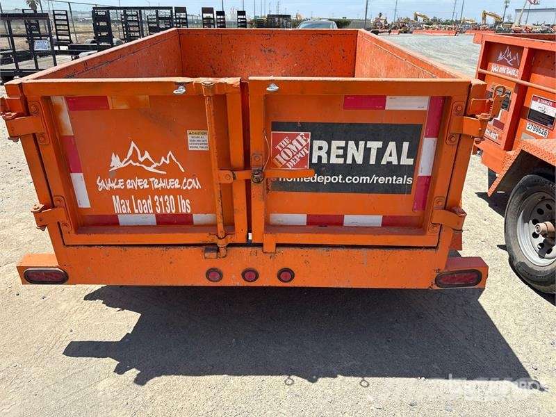 Snake River 8 ft S/A Dump Utility Trailer Kiper prikolice