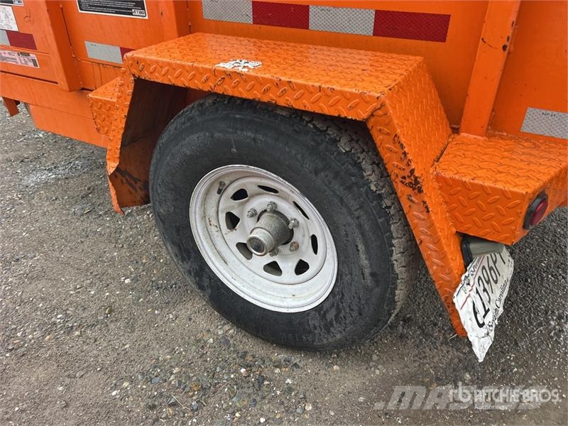  Snake River DMP58-5K 8 ft S/A Dump Utility Trailer مقطورات قلابة