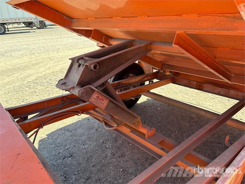 Snake River DMP58 8 ft S/A Dump Utility Trailer Reboques basculantes