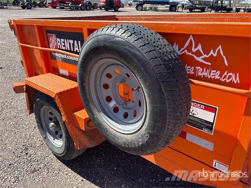  Snake River DMP58 8 ft S/A Dump Utility Trailer Kiperi prikolice