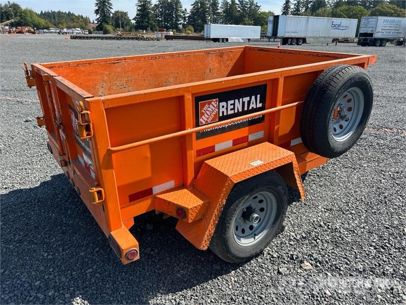 Snake River DMP58 8 ft S/A Dump Utility Trailer Bañera