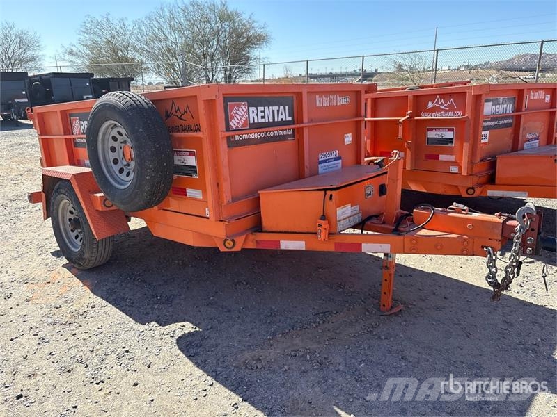 Snake River DMP58 8 ft S/A Dump Utility Trailer Remorque benne