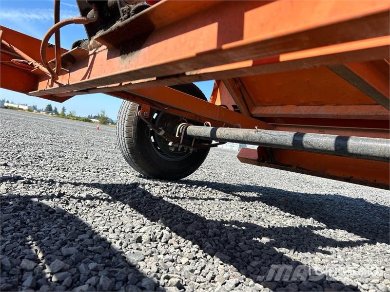 Snake River DMP58 8 ft S/A Dump Utility Trailer Bañera