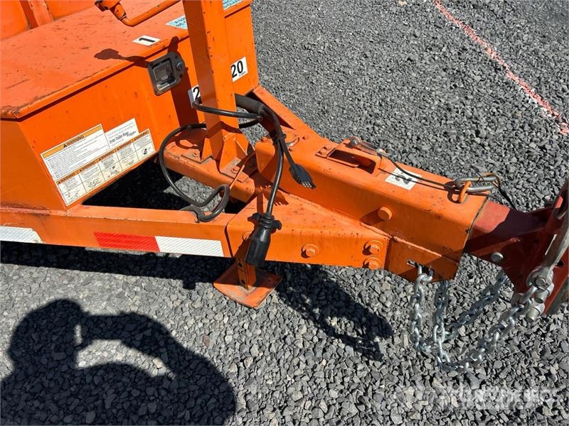 Snake River DMP58 8 ft S/A Dump Utility Trailer Bañera