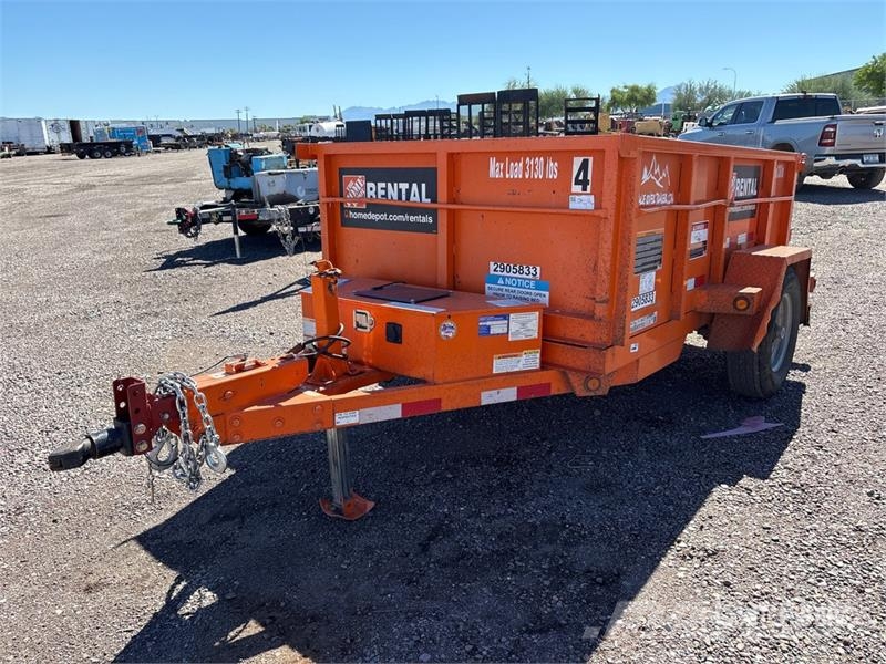  Snake River DMP58 8 ft S/A Dump Utility Trailer Kiperi prikolice