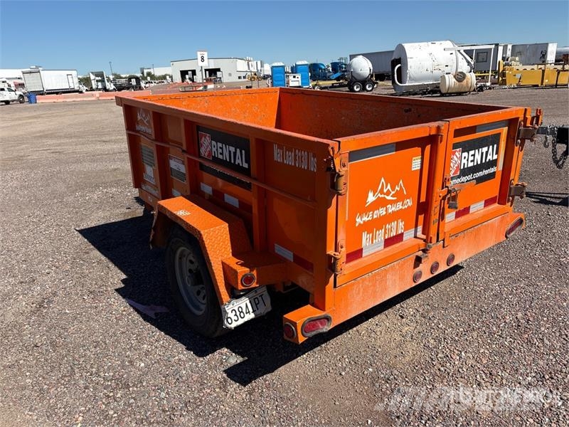  Snake River DMP58 8 ft S/A Dump Utility Trailer Kiperi prikolice