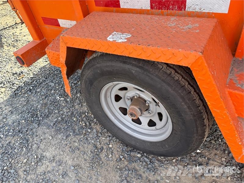 Snake River DMP58 8 ft S/A Dump Utility Trailer Pašizgāzējs