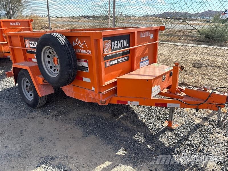 Snake River DMP58 8 ft S/A Dump Utility Trailer Pašizgāzējs
