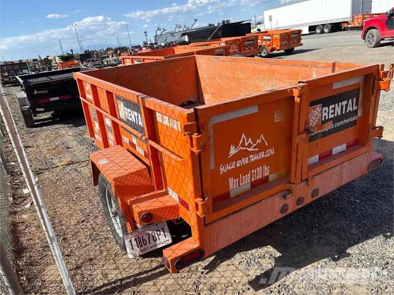 Snake River DMP58 8 ft S/A Dump Utility Trailer Pašizgāzējs