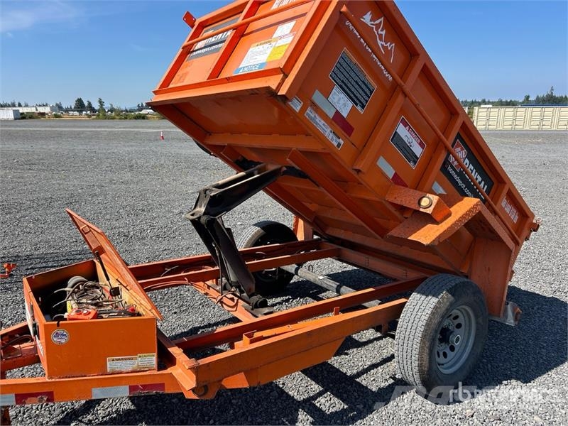 Snake River DMP58 8 ft S/A Dump Utility Trailer Bañera