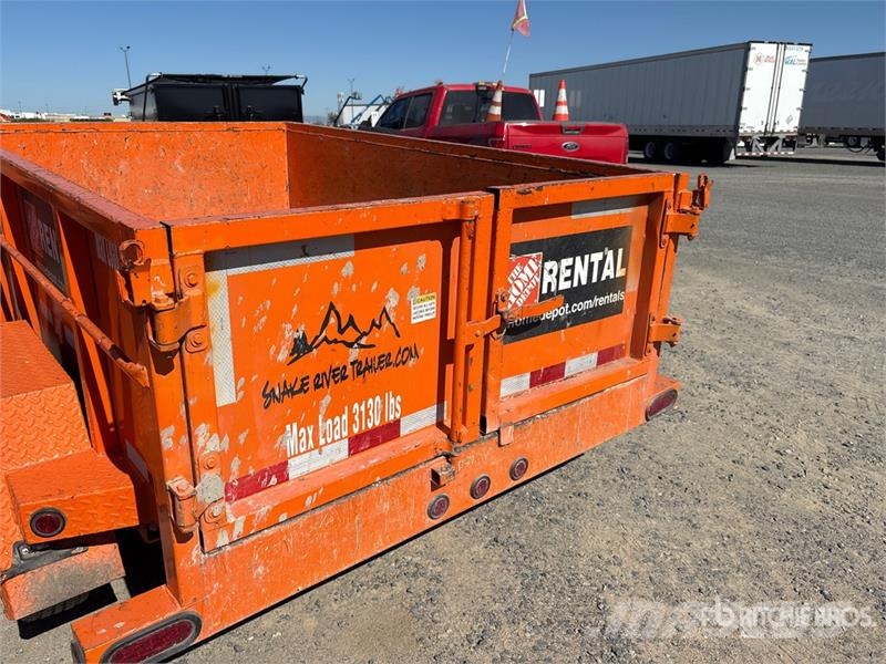 Snake River DMP58 8 ft S/A Dump Utility Trailer Remorque benne