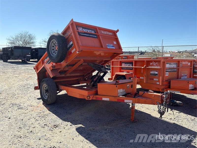Snake River DMP58 8 ft S/A Dump Utility Trailer Remorque benne