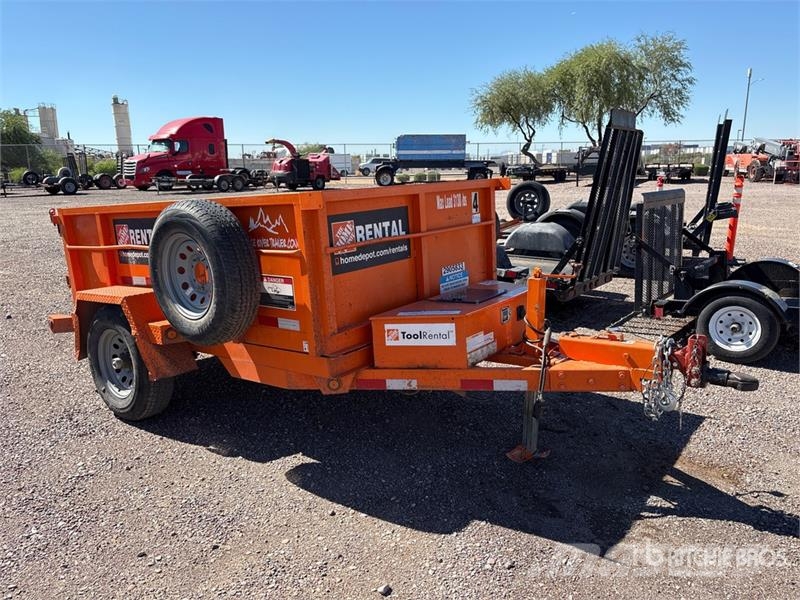  Snake River DMP58 8 ft S/A Dump Utility Trailer Kiperi prikolice