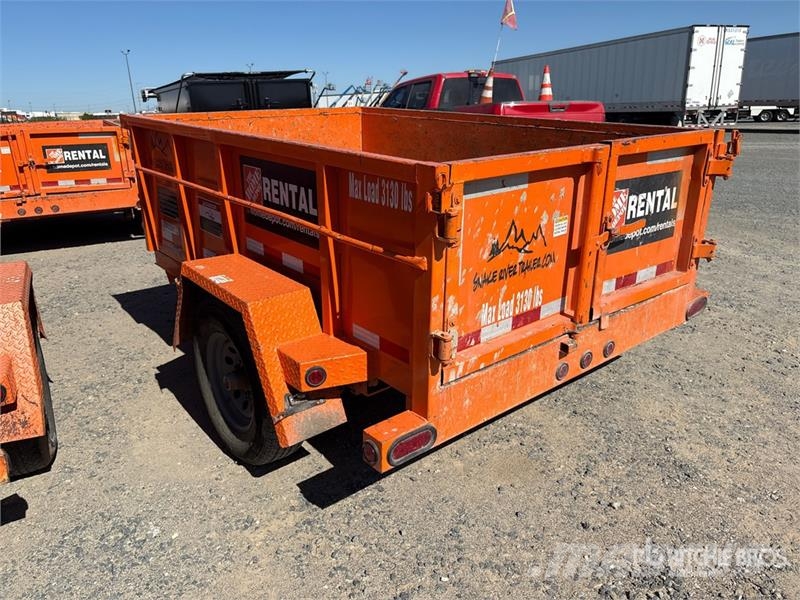 Snake River DMP58 8 ft S/A Dump Utility Trailer Remorque benne