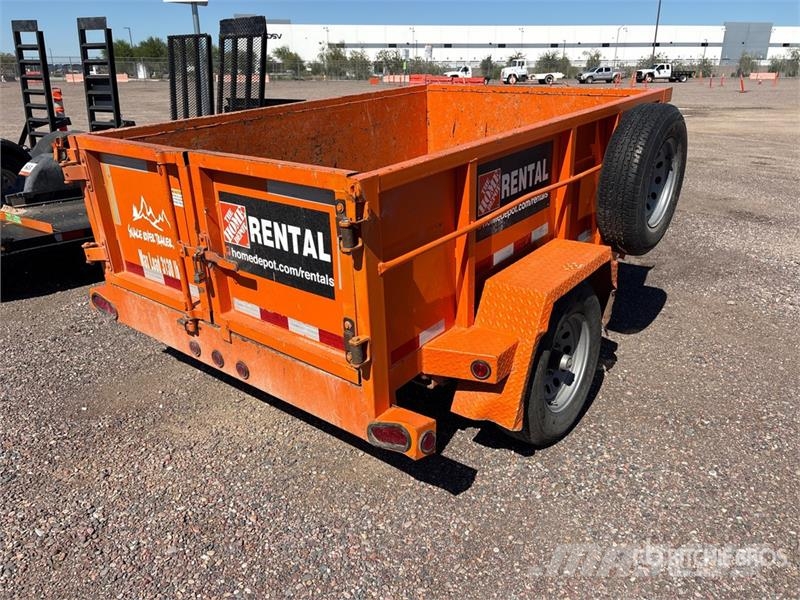 Snake River DMP58 8 ft S/A Dump Utility Trailer Kiperi prikolice