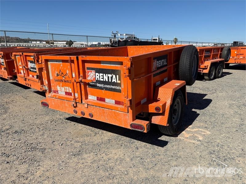 Snake River DMP58 8 ft S/A Dump Utility Trailer Remorque benne
