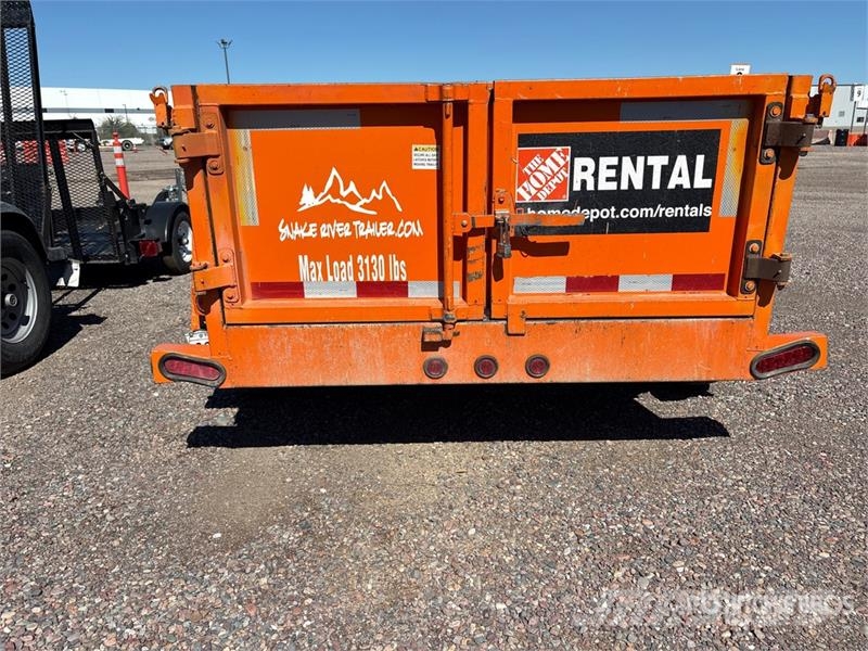  Snake River DMP58 8 ft S/A Dump Utility Trailer Kiperi prikolice