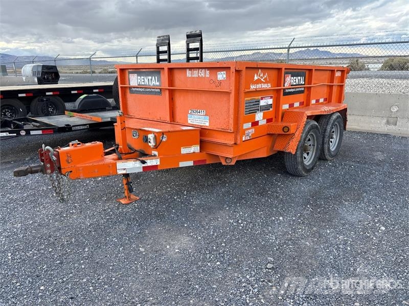  Snake River DMP610 10 ft T/A Dump Utility Trailer Pašizgāzējs