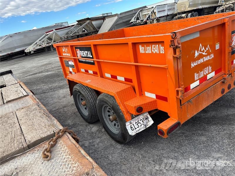 Snake River DMP610 10 ft T/A Dump Utility Trailer Savivartės priekabos