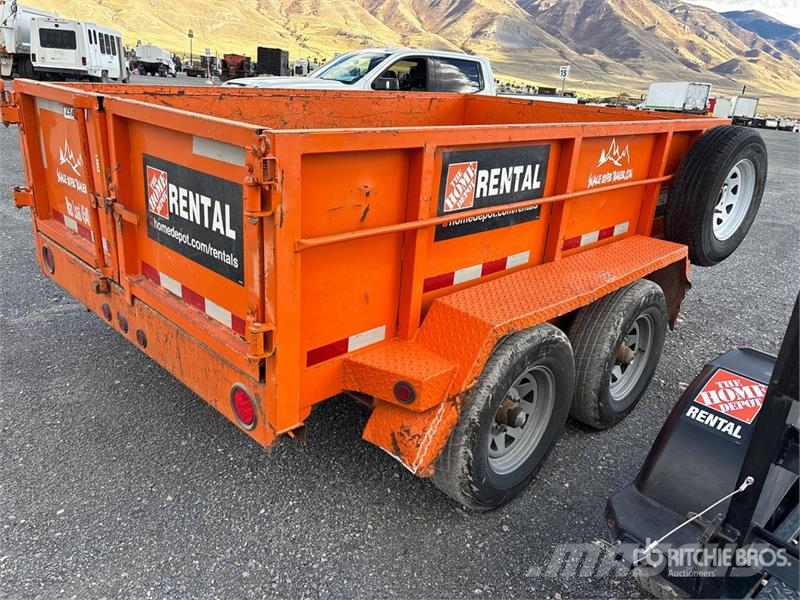  Snake River DMP610 10 ft T/A Dump Utility Trailer Pašizgāzējs