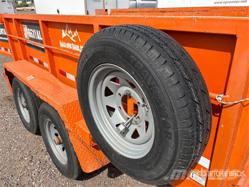 Snake River DMP610 10 ft T/A Dump Utility Trailer Bañera