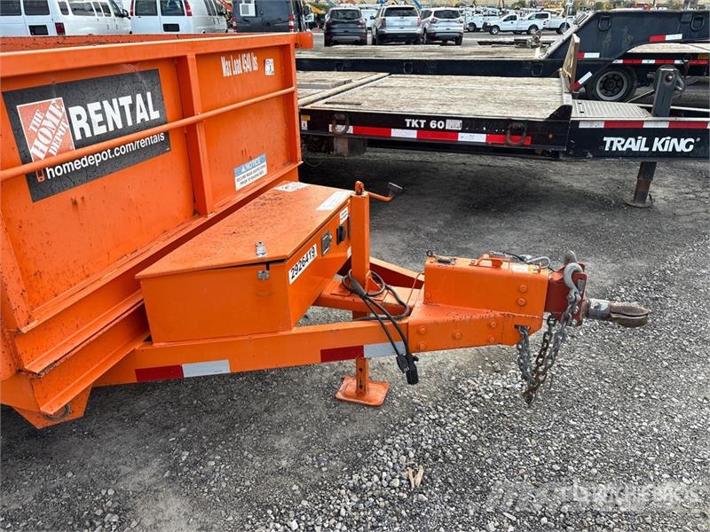 Snake River DMP610 10 ft T/A Dump Utility Trailer Savivartės priekabos