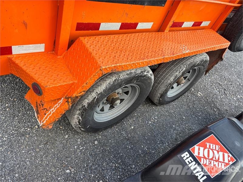 Snake River DMP610 10 ft T/A Dump Utility Trailer Pašizgāzējs