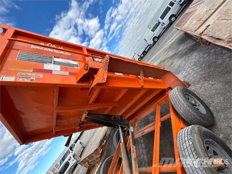 Snake River DMP610 10 ft T/A Dump Utility Trailer Savivartės priekabos