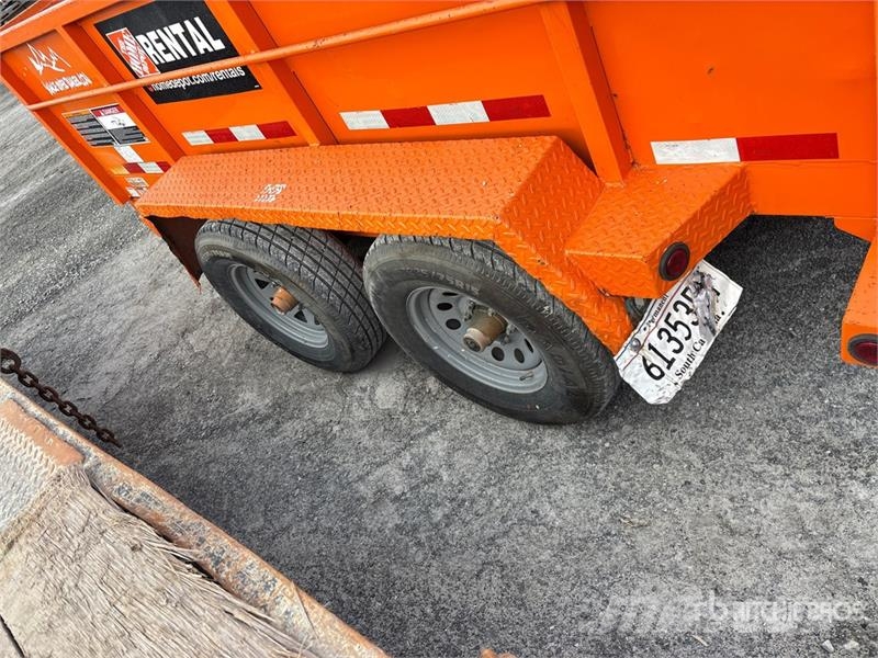 Snake River DMP610 10 ft T/A Dump Utility Trailer Savivartės priekabos