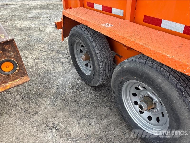 Snake River DMP610 10 ft T/A Dump Utility Trailer Savivartės priekabos