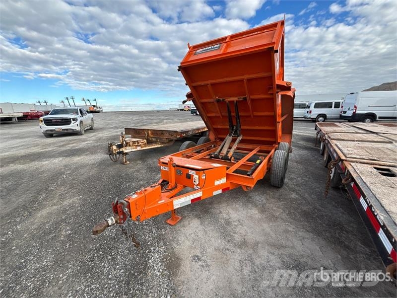 Snake River DMP610 10 ft T/A Dump Utility Trailer Savivartės priekabos