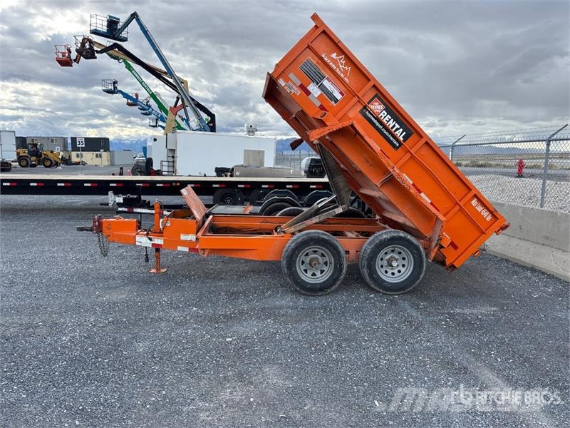  Snake River DMP610 10 ft T/A Dump Utility Trailer Pašizgāzējs