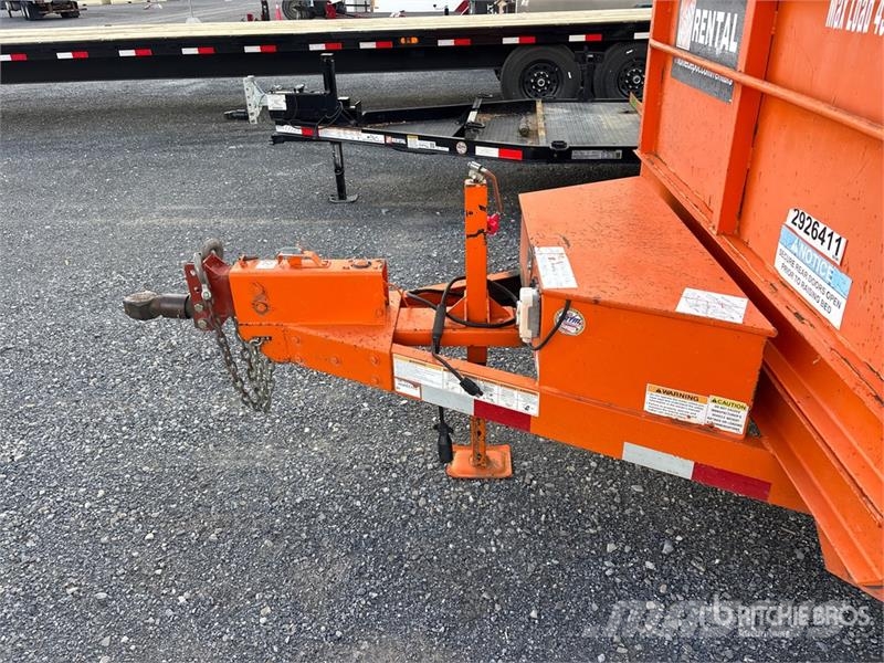  Snake River DMP610 10 ft T/A Dump Utility Trailer Pašizgāzējs