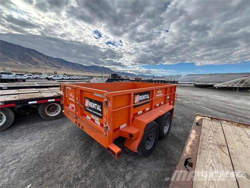 Snake River DMP610 10 ft T/A Dump Utility Trailer Savivartės priekabos