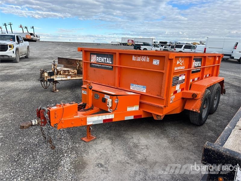 Snake River DMP610 10 ft T/A Dump Utility Trailer Savivartės priekabos