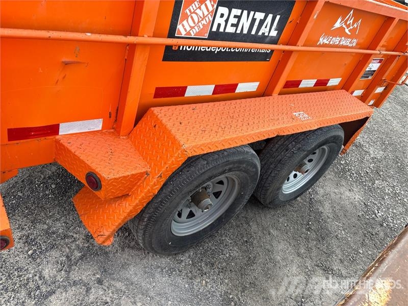 Snake River DMP610 10 ft T/A Dump Utility Trailer Savivartės priekabos