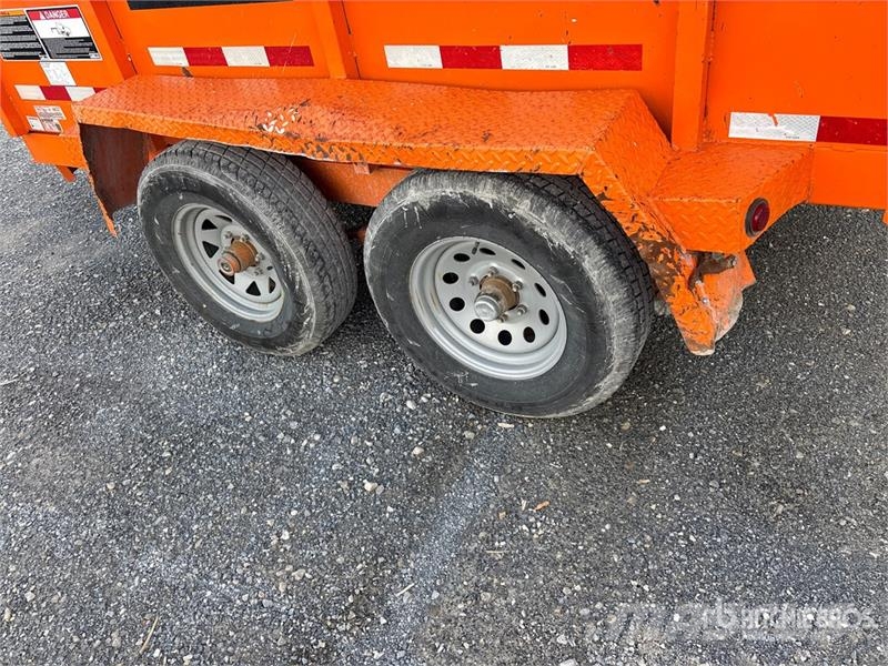  Snake River DMP610 10 ft T/A Dump Utility Trailer Pašizgāzējs