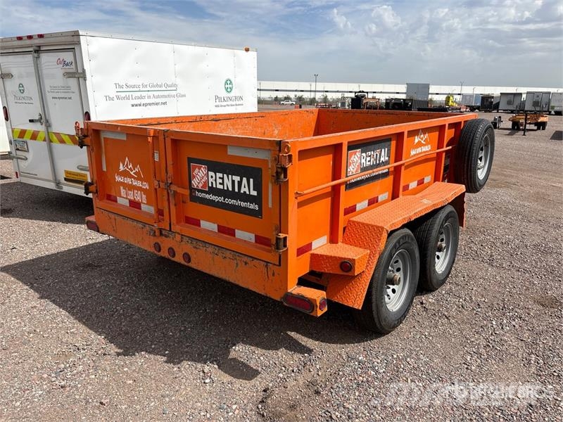 Snake River DMP610 10 ft T/A Dump Utility Trailer Bañera