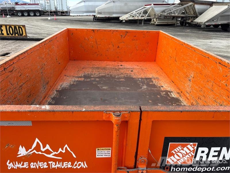 Snake River DMP610 10 ft T/A Dump Utility Trailer Savivartės priekabos