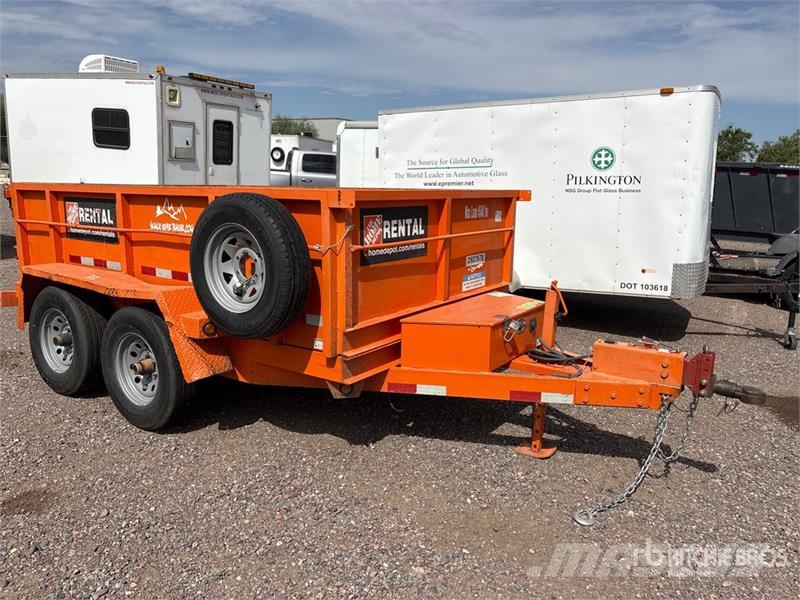 Snake River DMP610 10 ft T/A Dump Utility Trailer Bañera