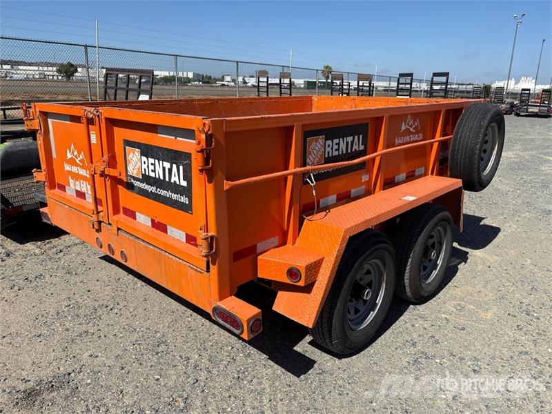  Snake River DMP610 9 ft 10 in T/A Dump Utility Tra Самосвальные прицепы