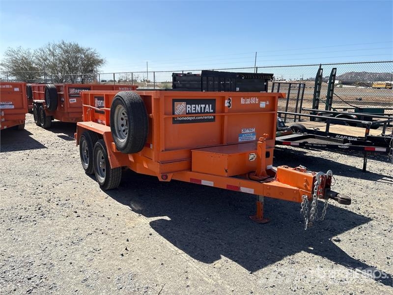  Snake River DMP610 9 ft 10 in T/A Dump Utility Tra Самосвальные прицепы
