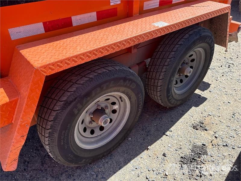  Snake River DMP610 9 ft 10 in T/A Dump Utility Tra Самосвальные прицепы