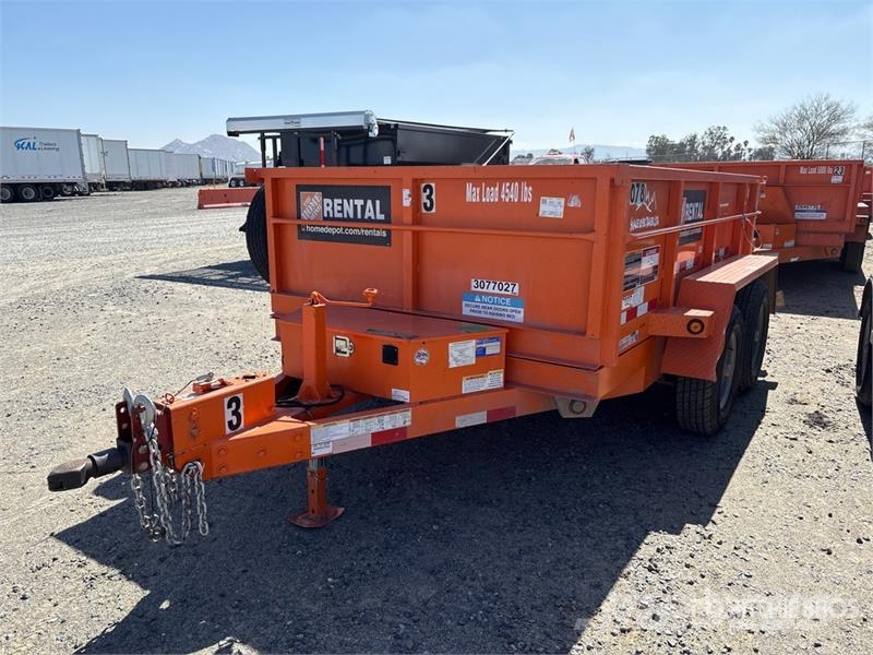  Snake River DMP610 9 ft 10 in T/A Dump Utility Tra Самосвальные прицепы