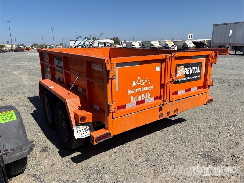  Snake River DMP610 9 ft 10 in T/A Dump Utility Tra Самосвальные прицепы