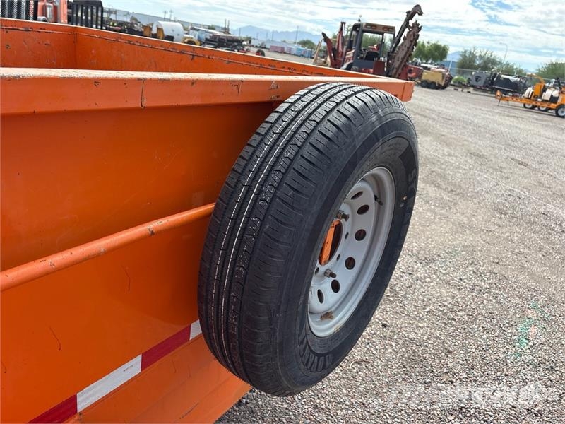 Snake River DMP714 13 ft 8 in T/A Dump Utility Tra Savivartės priekabos