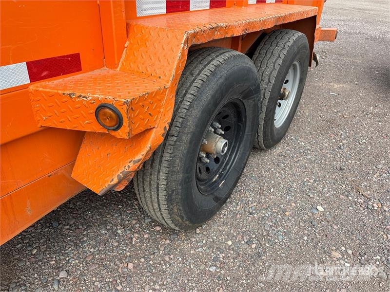 Snake River DMP714 13 ft 8 in T/A Dump Utility Tra Savivartės priekabos